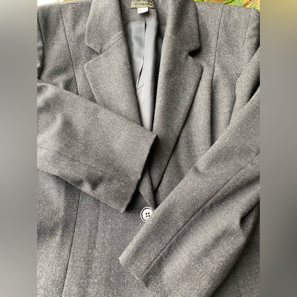 Louben 2 long jacket gray vintage - Picture 5 of 8